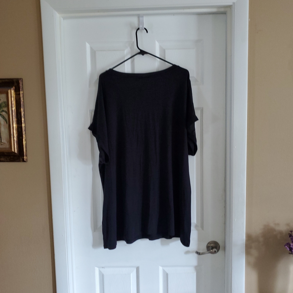 Avenue Blouse With Shimmering Discs In A Striped Pattern - Picture 5 of 5